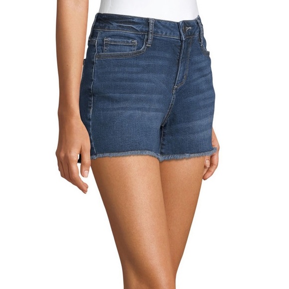 a.n.a Womens Mid Rise 3.5" Denim Short - Picture 3 of 3